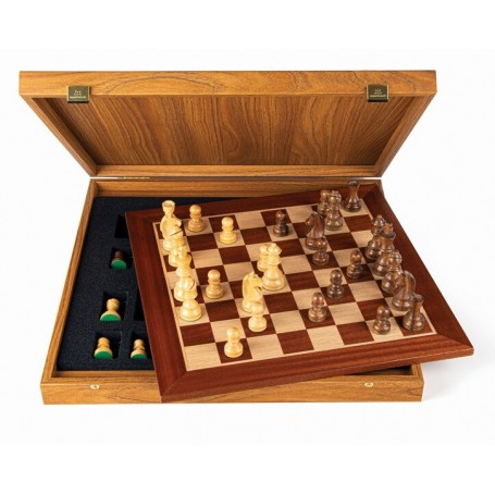 Coffret Echecs en Acajou 40 cm
