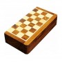Coffret Echecs en Bois Pliable 25 cm
