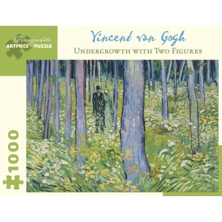 Puzzle - Vincent van Gogh : Undergrowth with Two Figures