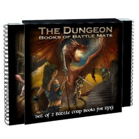Livre Plateau de Jeu - Pack de 2 livres Dungeon Book modulaires (60cmx60cm)