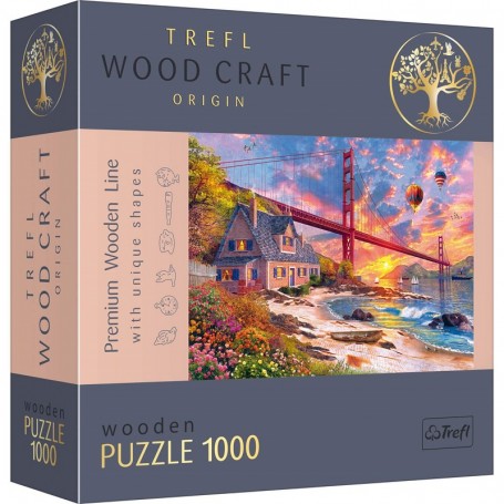 Puzzle Trefl - Sunset at Golden Gate