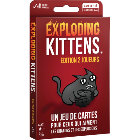 Exploding Kittens Edition 2 Joueurs