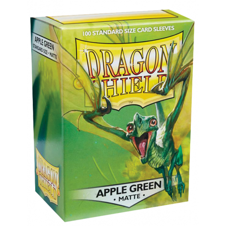 Sleeves 100 Pochettes Dragon Shield Apple Green 63x88 Standard