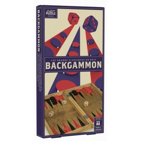 Backgammon Bois Vintage