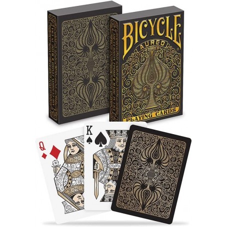 Jeu de Cartes Bicycle Aureo Black