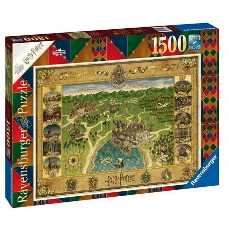 Puzzle - La Carte de Poudlard Harry Potter