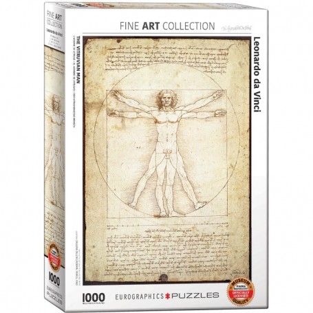 Puzzle Eurographics - Homme de Vitruve