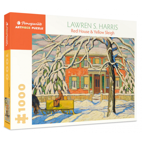 Puzzle - Lawren S Harris Red House and Yellow Sleigh
