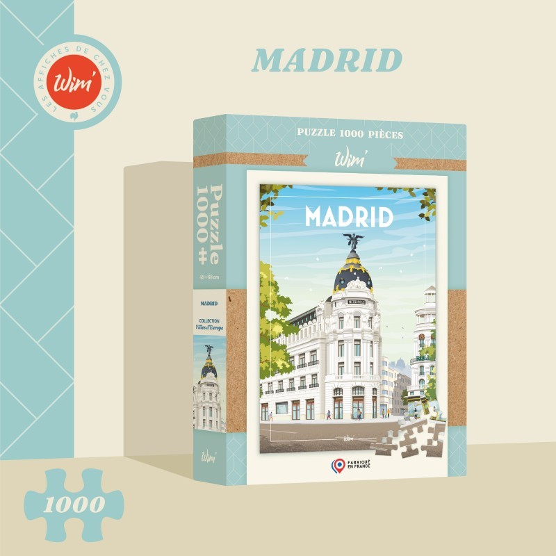 Acheter Puzzle : Berlin - Wim - Jeux Puzzles Puzzles 1000 pièces - L