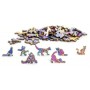 Puzzle en Bois Arc-en-ciel Chat