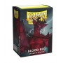 Sleeves 100 Pochettes Dragon Shield Blood Red Matte 63x88 Standard