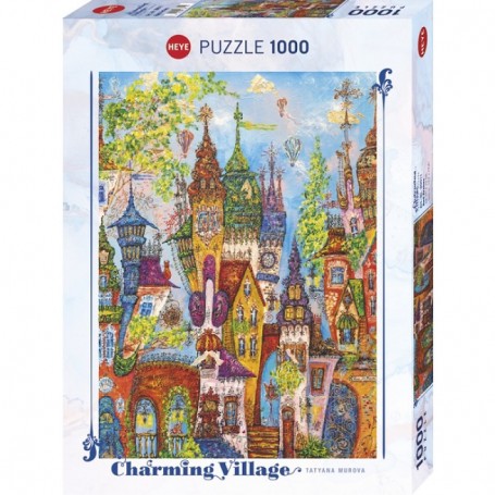 Puzzle Charming Village Red Arches