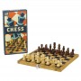 Coffret Echecs Bois Vintage Pliable