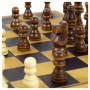Coffret Echecs Bois Vintage Pliable