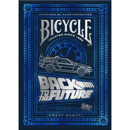 Jeu de Cartes Bicycle Retour Vers Le Futur