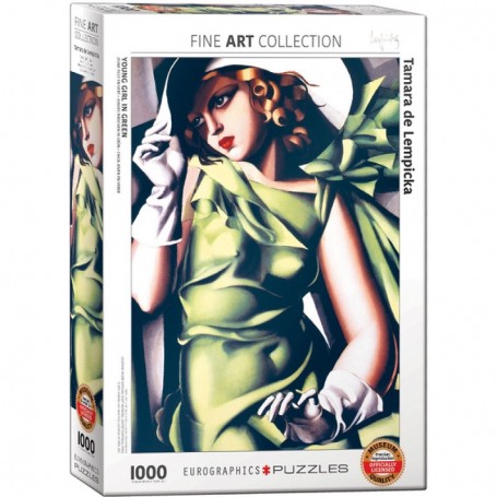 Puzzle Eurographics - Jeune Fille En Vert