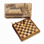 Coffret Echecs Magnétique en Bois Pliable 25 cm