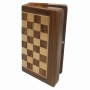 Coffret Echecs Magnétique en Bois Pliable 25 cm