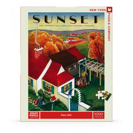 Puzzle New York Puzzle Company - Sunset - Fall Day