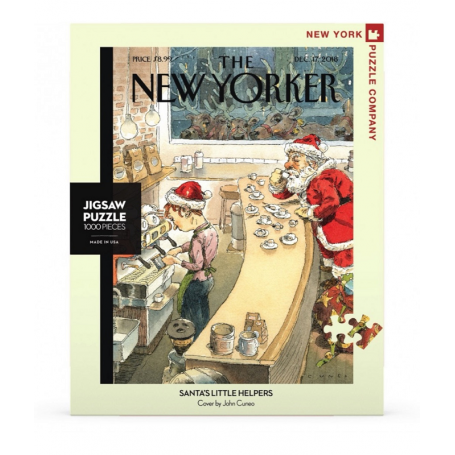 Puzzle New York Puzzle Company - New Yorker - Santa's Little Helpers - J. Cuneo