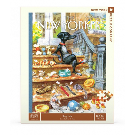 Puzzle New York Puzzle Company - New Yorker - Tag Sale - Peter de Sève