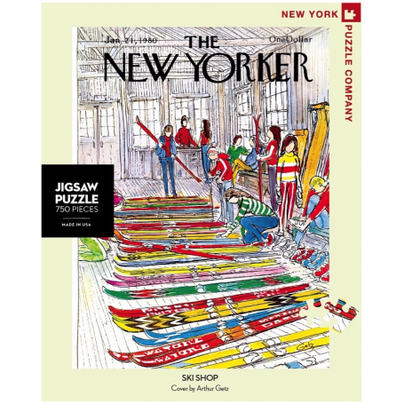 Puzzle New York Puzzle Company - New Yorker - Ski Shop - A. Getz