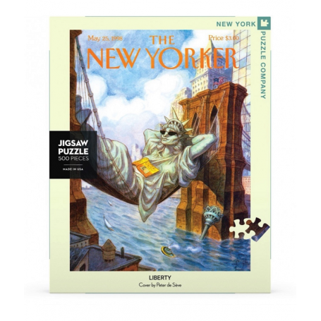 Puzzle New York Puzzle Company - New Yorker - Liberty - Peter de Sève