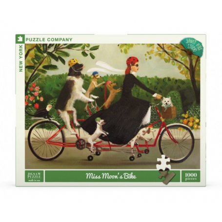 Puzzle New York Puzzle Company - Janet Hill - Miss Moon's Bike