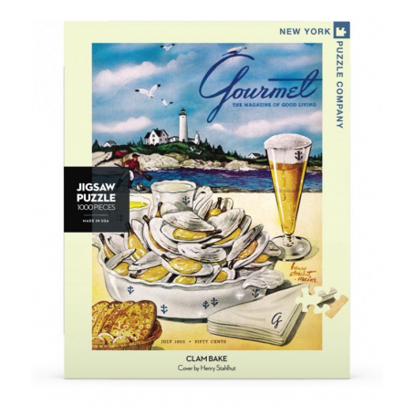 Puzzle New York Puzzle Company - Gourmet - Clam bake - Henry Stahlhut