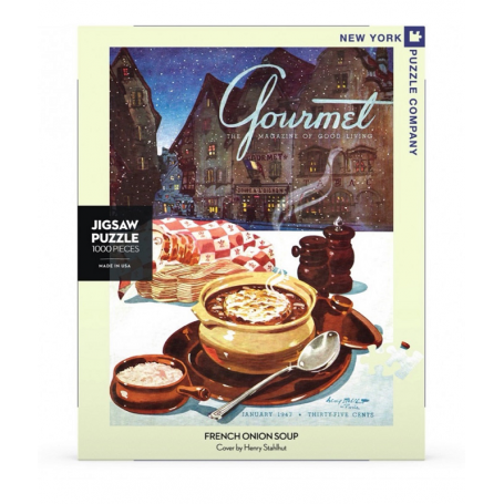 Puzzle New York Puzzle Company - Gourmet - French Onion Soup - Henry Stahlhut
