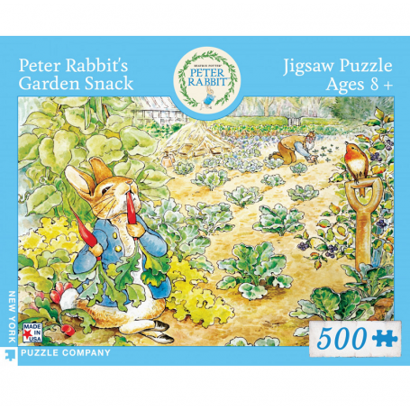 Puzzle New York Puzzle Company - Beatrix Potter - Peter Rabbit's Garden Snack