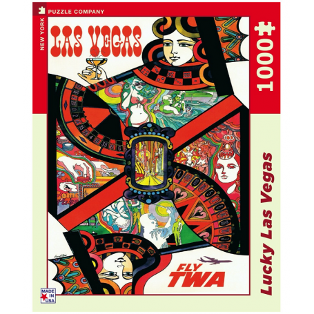 Puzzle New York Puzzle Company - American Airlines - Lucky Las Vegas