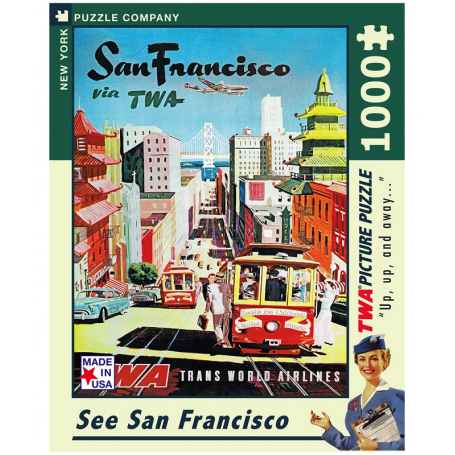 Puzzle New York Puzzle Company - American Airlines - San francisco