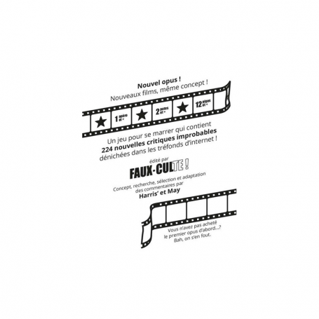 Gigamic Faux-culte – 220 Critiques De Films Cultes – Jeu D’ambiance – 2 à 42 Joueurs – Dès 14 Ans