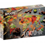 Puzzle World Map in Spices