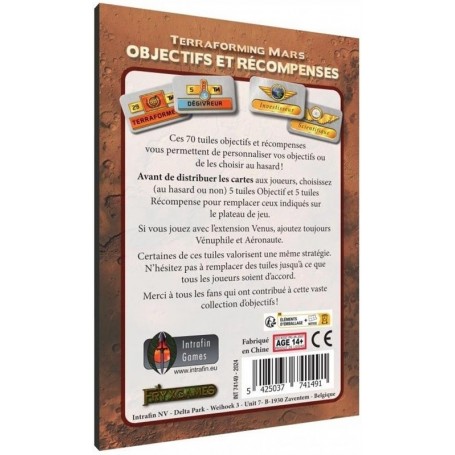Terraforming Mars - Extension Objectifs & Récompenses
