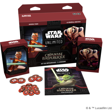 Star Wars Unlimited : Crépuscule de la République - Kit de Démarrage 2 Joueurs