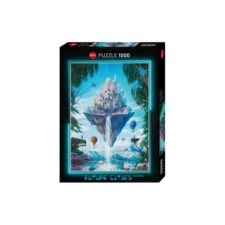 Puzzle 1000p Sky Isles Future Cities