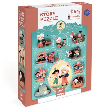 Puzzle Pinocchio - 54 pcs
