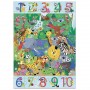 Puzzle Géant 1 à 10 Jungle - 54 pcs