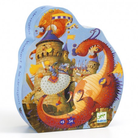 Puzzle Vaillant et le Dragon - 54 pcs