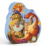 Puzzle Vaillant et le Dragon - 54 pcs