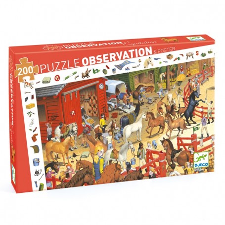 Puzzle Équitation - 200 pcs