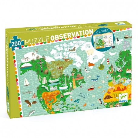 Puzzle Tour du Monde - 200 pcs