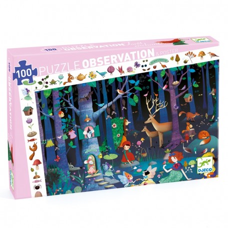 Puzzle La Forêt Enchantée - 100 pcs