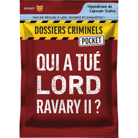 DC Pocket 2 - "Qui a tué Lord Ravary II ?"