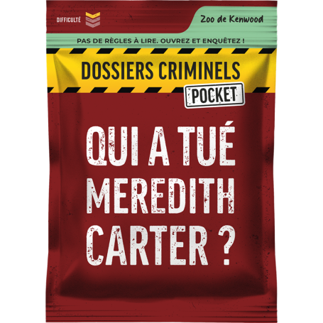 DC Pocket 1 - Qui A Tué Mérédith Carter ?