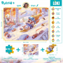 Puzzle + - Loki fait de la Luge - 70pcs