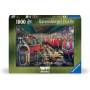Puzzle - Dinner délabré - 1000pcs
