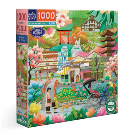 Puzzle Seasons in Kyoto – Eeboo – 1000 pièces